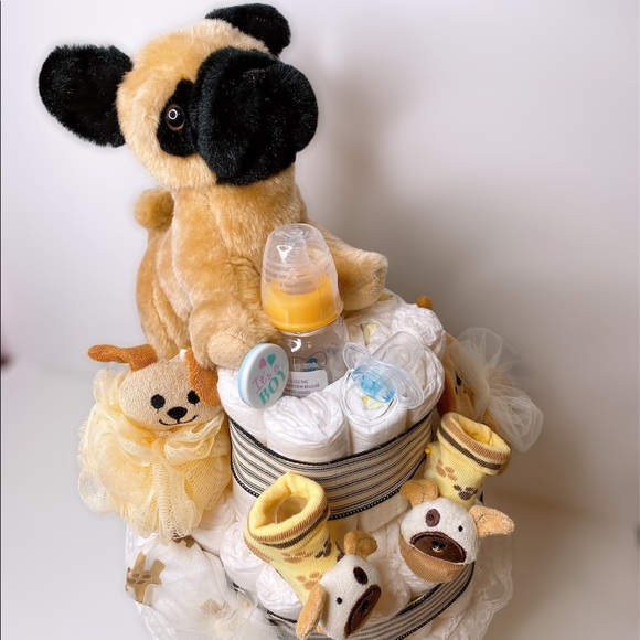 Pampers Accessories Puppy Diaper Cake Dog Diaper Cake Poshmark